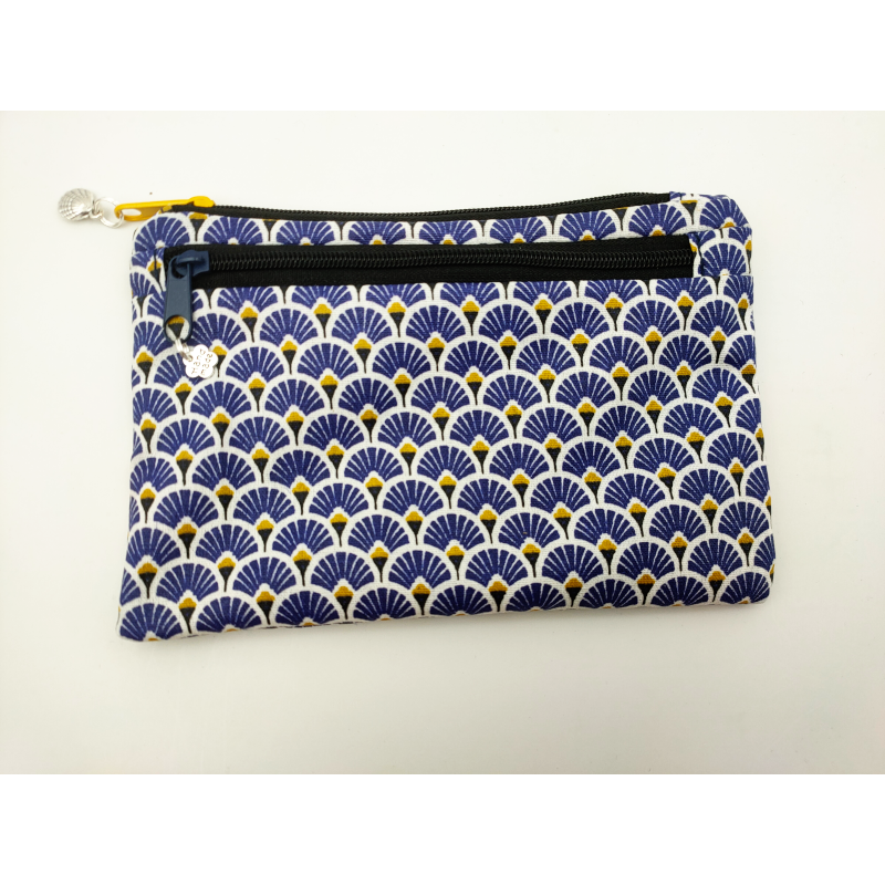 Pochette-double-zip-marine-graphique-800x800 Pochette porte monnaie marine graphique