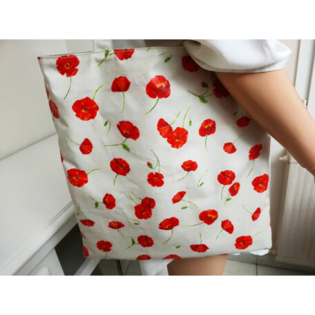 tote bag coquelicot