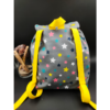 Sac à dos enfant maternelle gris étoiles dos