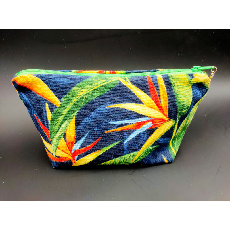 Pochette fleur strelitzia ou oiseau de paradis